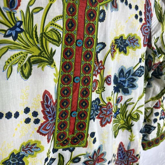 STOP Women's Dress Asian Inspired Multicolor Size XS - Picture 3 of 9